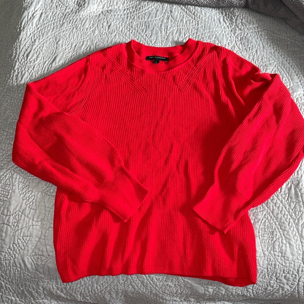 Banana Republic. Chunky crew-neck sweater.